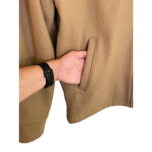 Microsoft Jacket Coat Mens Small Camel Tan Wool Blend Computer PC Software - Picture 5 of 15